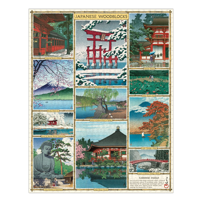 Japanese Woodblocks - 1000 brikker