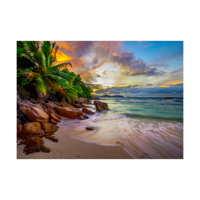 Seychelles Beach at Sunset - 1000 brikker