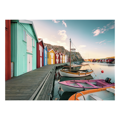 Boathouses in Smogen - 500 brikker