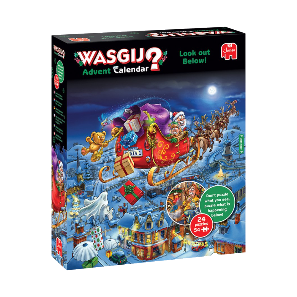 Wasgij Julekalender - 24x54 brikker