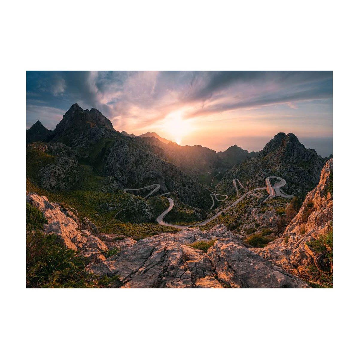 Serra de Tramuntana, Mallorca - 1000 brikker